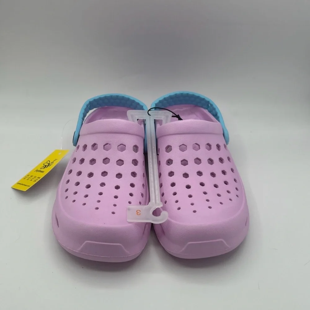 Joybees Kids Girls Lavender and Blue Active Clogs‎